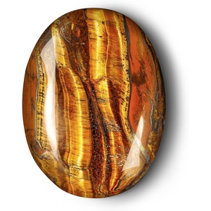 image:imageTiger Eye Palm Stone Natural Healing Crystal Worry Stones for Chakra Balancing Positive Energy Meditation Reiki Healing Yoga Accessories Spiritual Gifts for Women and Mens