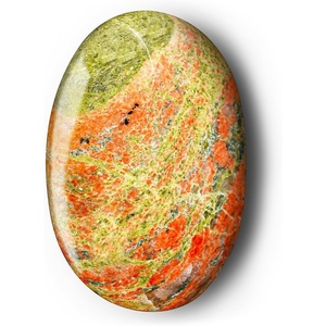 image:imageUnakite Palm Stone Natural Healing Crystal Worry Stones for Chakra Balancing Positive Energy Meditation Reiki Healing Yoga Accessories Spiritual Gifts for Women and Mens