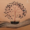 image:imageKARMAPLEDGE 7 Chakra Black Obsidian Crystal Tree of Life Positive Energy amp Good Luck Money Feng Shui Decor Home and Office Desk Decoration Spiritual Gifts for Women for Dad