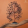 image:imageKARMAPLEDGE 7 Chakra Tree of Life Birthday Gifts for Women Home and Office Decor Handmade Crystal Chakra Tree for Money Positivity Reiki Healing Spiritual Good Luck Gifts for Mom amp Dad22 Blask Obsidian Slice Base 300 Beads