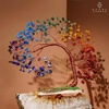 image:imageKARMAPLEDGE 7 Chakra Tree of Life Birthday Gifts for Women Home and Office Decor Handmade Crystal Chakra Tree for Money Positivity Reiki Healing Spiritual Good Luck Gifts for Mom amp Dad6 7 Chakra Slice Base Tree 100 Beads
