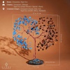 image:imageKARMAPLEDGE 7 Chakra Tree of Life Birthday Gifts for Women Home and Office Decor Handmade Crystal Chakra Tree for Money Positivity Reiki Healing Spiritual Good Luck Gifts for Mom amp Dad5 Pink Tiger Eye and Turquoise Dual Beads