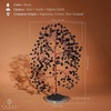 image:imageKARMAPLEDGE 7 Chakra Tree of Life Birthday Gifts for Women Home and Office Decor Handmade Crystal Chakra Tree for Money Positivity Reiki Healing Spiritual Good Luck Gifts for Mom amp Dad22 Blask Obsidian Slice Base 300 Beads