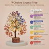 image:imageKARMAPLEDGE 7 Chakra Tree of Life Birthday Gifts for Women Home and Office Decor Handmade Crystal Chakra Tree for Money Positivity Reiki Healing Spiritual Good Luck Gifts for Mom amp Dad7 Chakra Tree Wooden Base 300 Beads