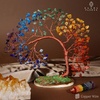 image:imageKARMAPLEDGE 7 Chakra Tree of Life Birthday Gifts for Women Home and Office Decor Handmade Crystal Chakra Tree for Money Positivity Reiki Healing Spiritual Good Luck Gifts for Mom amp Dad6 7 Chakra Slice Base Tree 100 Beads