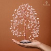 image:imageKARMAPLEDGE 7 Chakra Tree of Life Birthday Gifts for Women Home and Office Decor Handmade Crystal Chakra Tree for Money Positivity Reiki Healing Spiritual Good Luck Gifts for Mom amp Dad21 Rose Quartz Slice Base 300 Beads