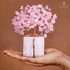 image:imageKARMAPLEDGE 7 Chakra Tree of Life Birthday Gifts for Women Home and Office Decor Handmade Crystal Chakra Tree for Money Positivity Reiki Healing Spiritual Good Luck Gifts for Mom amp DadRaw Crystal Base Rose Quartz Crystal Tree