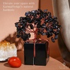 image:imageKARMAPLEDGE 7 Chakra Tree of Life Birthday Gifts for Women Home and Office Decor Handmade Crystal Chakra Tree for Money Positivity Reiki Healing Spiritual Good Luck Gifts for Mom amp DadBlask Obsidian Crystal Base