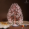 image:imageKARMAPLEDGE 7 Chakra Tree of Life Birthday Gifts for Women Home and Office Decor Handmade Crystal Chakra Tree for Money Positivity Reiki Healing Spiritual Good Luck Gifts for Mom amp Dad21 Rose Quartz Slice Base 300 Beads