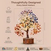 image:imageKARMAPLEDGE 7 Chakra Tree of Life Birthday Gifts for Women Home and Office Decor Handmade Crystal Chakra Tree for Money Positivity Reiki Healing Spiritual Good Luck Gifts for Mom amp Dad7 Chakra Tree Wooden Base 300 Beads
