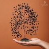 image:imageKARMAPLEDGE 7 Chakra Tree of Life Birthday Gifts for Women Home and Office Decor Handmade Crystal Chakra Tree for Money Positivity Reiki Healing Spiritual Good Luck Gifts for Mom amp Dad22 Blask Obsidian Slice Base 300 Beads