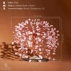 image:imageKARMAPLEDGE 7 Chakra Tree of Life Birthday Gifts for Women Home and Office Decor Handmade Crystal Chakra Tree for Money Positivity Reiki Healing Spiritual Good Luck Gifts for Mom amp Dad11 Rose Quartz Khajuri Tree 200 Beads