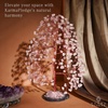 image:imageKARMAPLEDGE 7 Chakra Tree of Life Birthday Gifts for Women Home and Office Decor Handmade Crystal Chakra Tree for Money Positivity Reiki Healing Spiritual Good Luck Gifts for Mom amp Dad21 Rose Quartz Slice Base 300 Beads