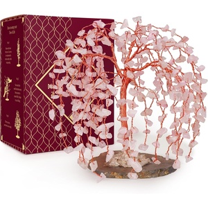 image:imageKARMAPLEDGE 7 Chakra Tree of Life Birthday Gifts for Women Home and Office Decor Handmade Crystal Chakra Tree for Money Positivity Reiki Healing Spiritual Good Luck Gifts for Mom amp Dad11 Rose Quartz Khajuri Tree 200 Beads
