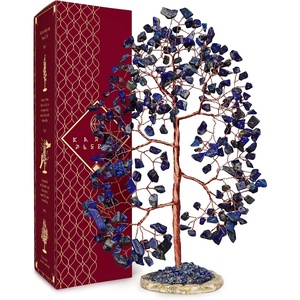 image:imageKARMAPLEDGE 7 Chakra Tree of Life Birthday Gifts for Women Home and Office Decor Handmade Crystal Chakra Tree for Money Positivity Reiki Healing Spiritual Good Luck Gifts for Mom amp Dad15 Lapis Lazuli Slice Base 300 Beads