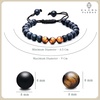 image:imageBlack Matte with Tiger Eye Crystal Bracelet Chakra Healing Crystal Bracelets for Men amp Women Bracelet for Meditation Positive Energy amp Balance Handmade Bracelets Crystal by Karma Pledge