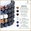 image:imageCrystal Bracelet Chakra Healing Crystal Bracelets for Men amp Women Bracelet for Meditation Positive Energy amp Balance Handmade Bracelets Crystal by Karma Pledge Set of 502