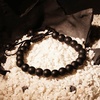 image:imageHealing Crystal Bracelet Chakra Bracelets for Women amp Men Bracelet for Meditation Positive Energy amp Balance Handmade Bracelets Crystal by Karma Pledge Black Matte Agate Bracelet