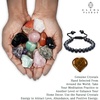 image:imageChakra Healing Crystal Kit Set of 16 Pieces with Raw Stones Tumbles Stones Black Matte Bracelet amp Tiger Eye Heart Stone for Balance amp Peace of Mind Raw Crystal Stones