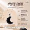 image:imageNecklaces for Women 5 Crystal Pendant Charms with One Adjustable ChainBlack Obsidian