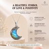 image:imageNecklaces for Women 5 Crystal Pendant Charms with One Adjustable ChainLabradorite