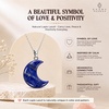 image:imageNecklaces for Women 5 Crystal Pendant Charms with One Adjustable ChainLapis Lazuli