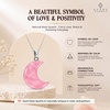 image:imageNecklaces for Women 5 Crystal Pendant Charms with One Adjustable ChainRose Quartz