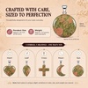 image:imageNecklaces for Women 5 Crystal Pendant Charms with One Adjustable ChainUnakite